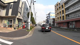 【自転車車載】足立区島根～竹ノ塚センター通り～六六通り～六月住区センター前～増田橋～竹の塚3丁目付近(2021/03/30)