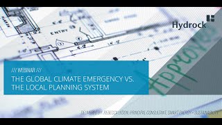 The Global Climate Emergency vs Local Planning System [WEBINAR]