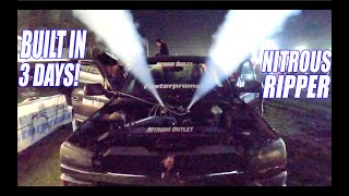 George's Blown Up Burnout Truck RODney Is Back Together W/ NITROUS! How Will It Do?