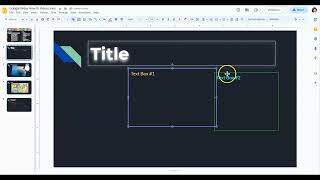 Google Slides How To: Aligning Boxes