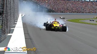 2022 Indianapolis 500: Romain Grosjean crashes out of Indy 500 on turn two | Motorsports on NBC