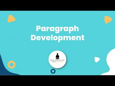 How do you write a development paragraph?