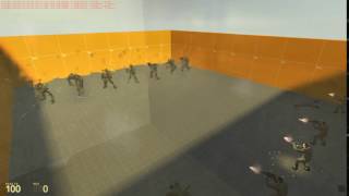 Half-Life 2 2003 Leak NPC Fight (Combine Guards VS Conscripts)