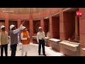 inside look pm modi inspects progress of new parliament building firstlook centralvista