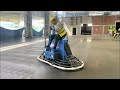 conmec crtn836 and crtn846 ride on power trowel in action