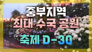 하루 방문자 3만명 육박한다는 공주유구색동정원... D-30 현재모습은? JB가든센터_대림묘목농원