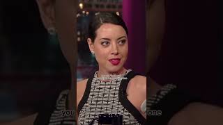 Aubrey Plaza had a STROKE 🫢💀 #shorts #aubreyplaza #funny