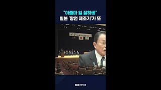 일본 '망언 제조기'가 또...