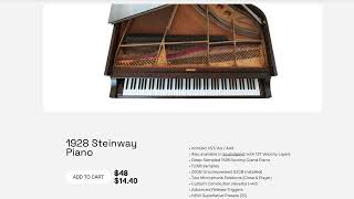 8DIO 1928 Steinway Piano Demo - FREE Kontakt Instrument