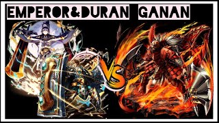 Emperor \u0026 Duran vs Ganan Fast Clear (0:25) - Grand Summoners