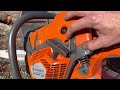 husqvarna 585 xp chainsaw review. little brother to the 592 xp