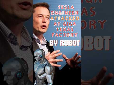 Robot Attack On Tesla Engineer At Giga Texas Factory - YouTube