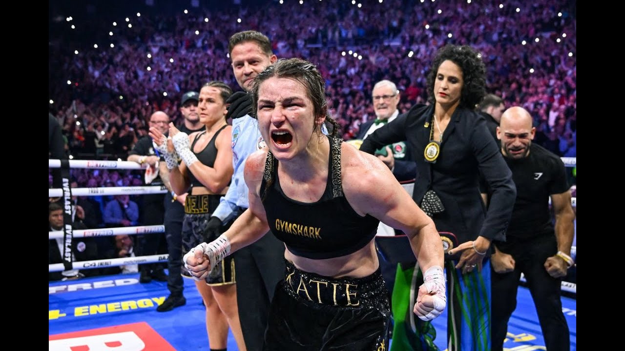 Katie Taylor Gets Revenge On Chantelle Cameron - YouTube