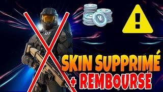 Skin SUPPRIMÉ + Remboursé sur Fortnite Chapitre 6