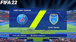 FIFA 22 | Paris Saint-Germain vs Troyes - Ligue 1 - Full Match & Gameplay