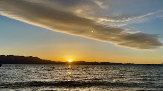 太浩湖边完美日落 Sunset at Lake Tahoe