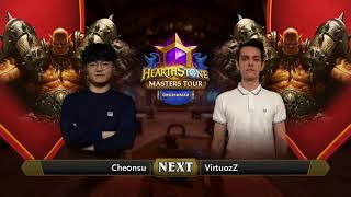 Cheonsu vs VirtuozZ | Swiss Round 9 | Hearthstone Masters Tour Orgrimmar