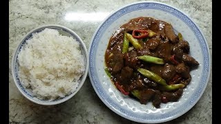 Brad's Mongolian Lamb