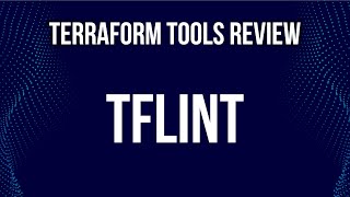 Terraform tools review - tflint