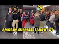 Ruben Amorim Interrupts Fans' Tour At Old Trafford