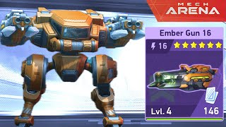 The Jump-and-Burn Combo! Lancer + Ember Gun Is Unstoppable! 🚀💥 Mech Arena