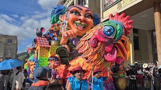 CARROZA TIERRA FERTIL DESFILE MAGNO CARNAVAL DE NEGROS Y BLANCOS 2025 PASTO NARIÑO