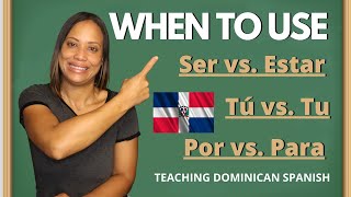 Easy Spanish Tips For Learning | Teaching Dominican Spanish | Learning Spanish Online