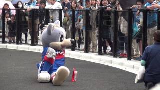 2015年4月25日 川崎 VS 甲府 試合前 ヴァンくんファンサービス～引き上げ