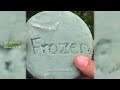 wet vs dry floral foam i crushing frozen floral foam asmr