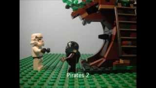 Lego Pirates animation/brickfilm 2 trailer- on the island of skwee