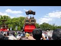 天王祭・徳川園山車揃え2018 p1080698新出来町（西之切）・鹿子神車2　からくり　どんてん