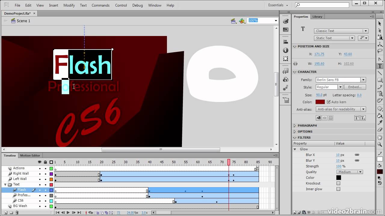 Flash Professional Cs6 The Toolbar Adobe Education Exchange