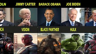 If Every USA President Were a Marvel Superhero