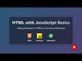 JavaScript & HTML for Beginners: A Practical Guide to Web Interactivity 🚀