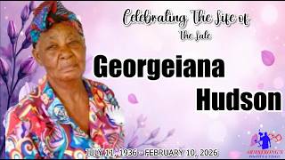 Georgeiana Hudson Funeral Service