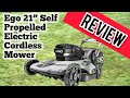 Ego Electric Mower  Review - Safe - Dependable - Economical