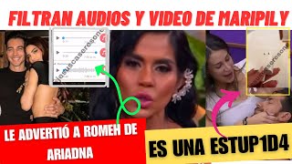 FILTRAN AUDIOS DE MARIPILY HABLANDO DE CRISTINA PORTA Y ARIADNA GUTIERREZ