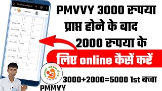 Pmmvy 3000 रुपया प्राप्त होने के बाद 2000 रुपया के लिए online कैसें करे