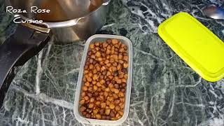 Kala Chana | Chickpeas easy method | How to Stalk Boil Black Chickpeas | Daily Vlog| RozaRoseCuisine