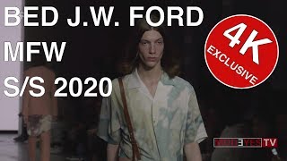 BED J. W. FORD | SPRING SUMMER 2020 BACKSTAGE+FRONT | 4K EXCLUSIVE