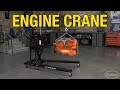 2 Ton Folding Engine Crane - A Must Have For Removing or Installing Engines - Eastwood