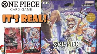 New Starter Deck Revealed! ST-21! Gear 5 Luffy! (One Piece TCG News)