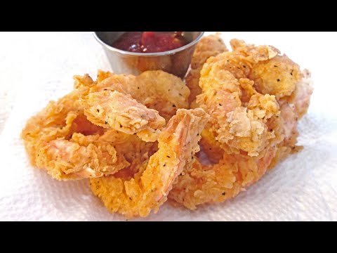 Crispy Fried Shrimp - Southern Restaurant Secrets for Home Cooking - PoorMansGourmet Crispy Fried Shrimp - Southern Restaurant Secrets for Home Cooking - PoorMansGourmet