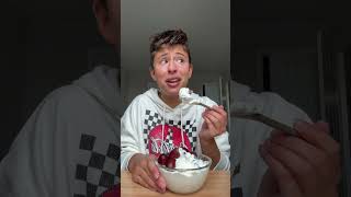 Greek yogurt \u0026 grapes!!!! #mukbang #greekyogurtandgrapes