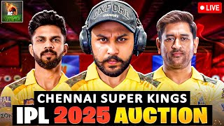 LIVE! MEGA *RCPL AUCTION* For CSK 😍 IN RC24 (REAL CRICKET 24)