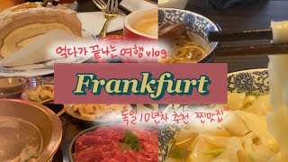 SUB🇩🇪|프랑크푸르트 Frankfurt 현지인 찐 맛집 카페추천 | 독일 유학생 여행 vlog