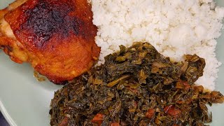 Cook with me Kale/morogo #Sundaymeal#affordablemeals#cooking