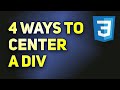 Multiple Ways to Center a Div | Learn CSS