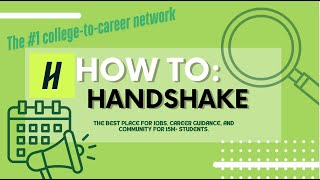 Handshake 101: How to Set Up Your Profile, Explore Events & Find Jobs