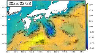 2025年4月10日までの黒潮「長期」予測